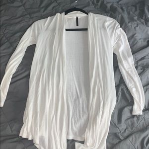 soft white cardigan
